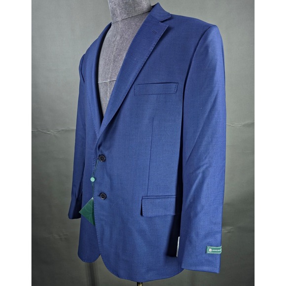 Brooks Brothers Sport Coat Mens 46R Blue Wool Blend Blazer Suit Jacket NWT - Picture 5 of 10
